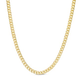 14K Semi-Solid Gold Miami Curb Chain - 20"