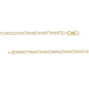 Thumbnail Image 1 of 2.6mm Diamond-Cut Figaro Chain Necklace in 14K Hollow Gold - 18"