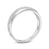 Thumbnail Image 1 of 1/3 CT. T.W. Diamond Double Row Gentlemen's Ring in Sterling Silver