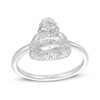 Thumbnail Image 0 of 1/20 CT. T.W. Diamond Buddha Ring in Sterling Silver
