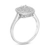 Thumbnail Image 1 of 1/10 CT. T.W. Diamond Halo Ring in Sterling Silver