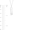 Thumbnail Image 2 of Sterling Silver Vertical Name Pendant - 18"
