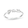 Thumbnail Image 0 of Lowercase Script Ring in Sterling Silver