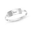 Thumbnail Image 0 of Script Engravable Bar Ring in Sterling Silver