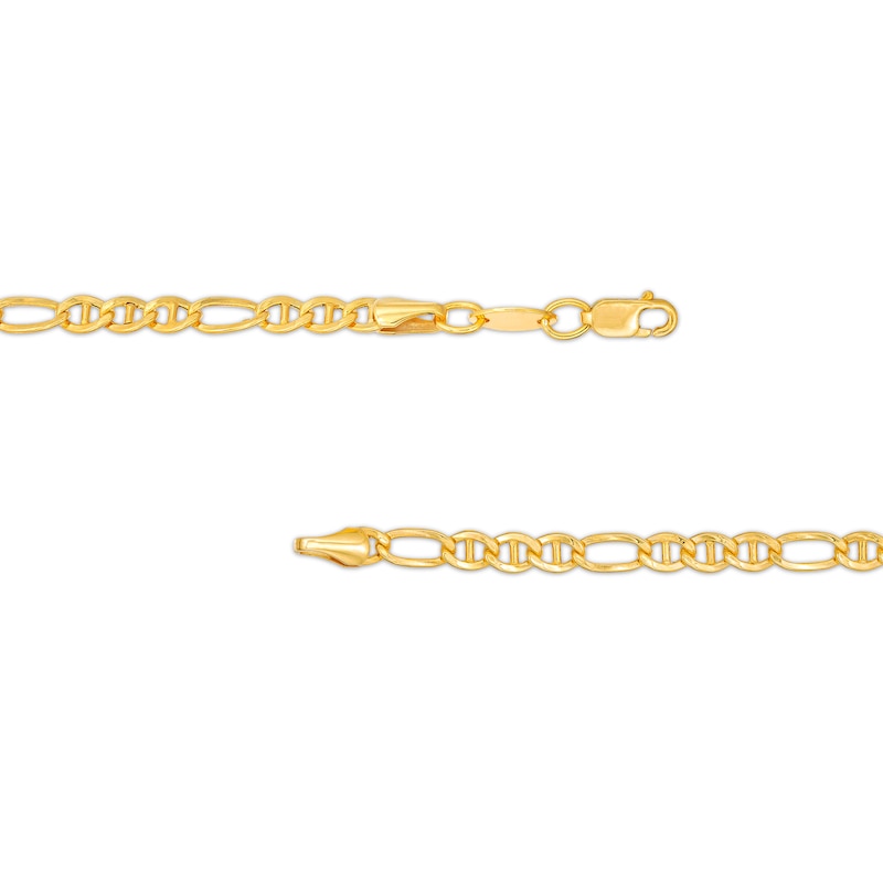 Main Image 2 of 3.6mm Figarucci Chain Necklace in 10K Hollow Gold Bonded Sterling Silver - 20"