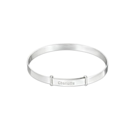 Child's Personalized Guardian Angel Bangle - 5&quot;