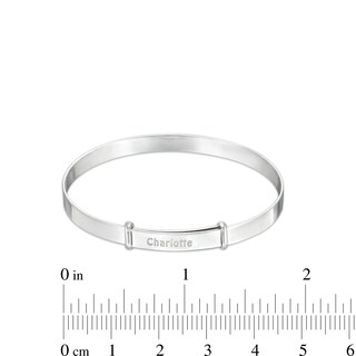 Child's Personalized Guardian Angel Bangle - 5"