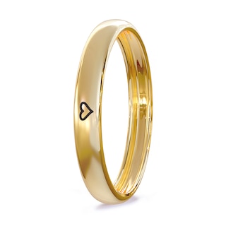 14K Gold Plate Engravable Ring Band