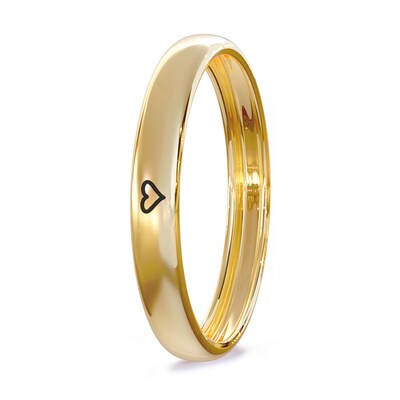 14K Gold Plate Engravable Ring Band