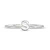 Thumbnail Image 2 of Personalized Lowercase Single Initial Ring in Sterling Silver