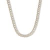 Thumbnail Image 1 of 14K Gold Plated 1 CT. T.W. Diamond Cuban Link Chain - 18"