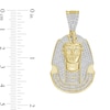 Thumbnail Image 1 of ​​​​​​​1/5 CT. T.W. Diamond Pharaoh Necklace Charm in Sterling Silver with 14K Gold Plate