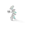 Thumbnail Image 1 of Titanium Simulated Opal Crawler Stud - 18G 5/16"