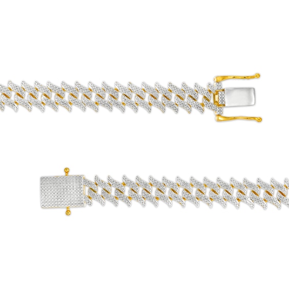 1 CT. T.W. Diamond Spike Link Necklace in Sterling Silver with 14K Gold Plate