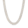Thumbnail Image 1 of 1 CT. T.W. Diamond Spike Link Necklace in Sterling Silver with 14K Gold Plate - 20"