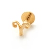 Thumbnail Image 1 of 14K Gold Aries Zodiac Stud - 18G 5/16"