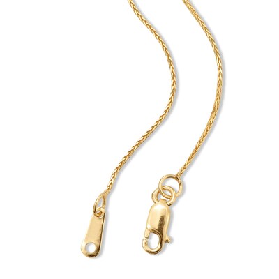 ​​​​​​​10K Solid Gold Square Wheat Chain - 20"