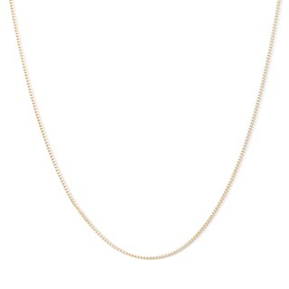 10K Solid Gold Box Chain - 18″