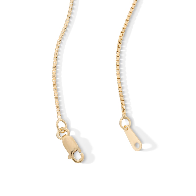 Main Image 3 of 10K Solid Gold Box Chain - 18″