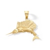 Thumbnail Image 0 of 10K Solid Gold Swordfish Necklace Charm