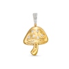 Thumbnail Image 0 of 1/6 CT. T.W. Diamond Mushroom Necklace Charm in Sterling Silver with 14K Gold Plate