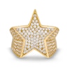 Thumbnail Image 2 of 10K Gold CZ Big Star Ring - Size 10.5