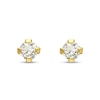 Thumbnail Image 1 of 2mm Cubic Zirconia Solitaire Stud Piercing Earrings in 14K Solid Gold
