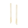 Thumbnail Image 1 of 10K Gold Short Chain Threader Earrings