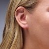 Thumbnail Image 2 of 14K Solid White Gold 3mm CZ Solitaire Martini Studs