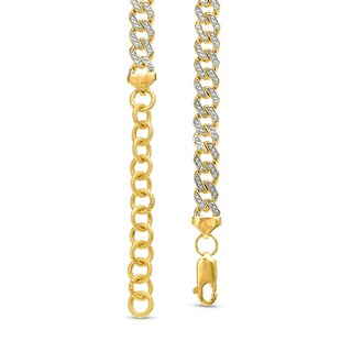 14K Gold Plated Diamond Accent Chunky Chain Choker