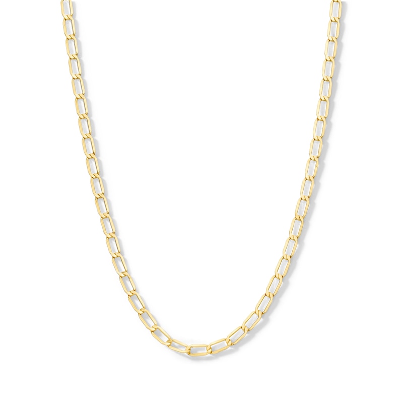 10K Hollow Gold Woven Link Chain