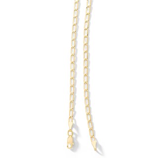 10K Hollow Gold Woven Link Chain