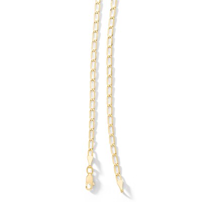 10K Hollow Gold Woven Link Chain
