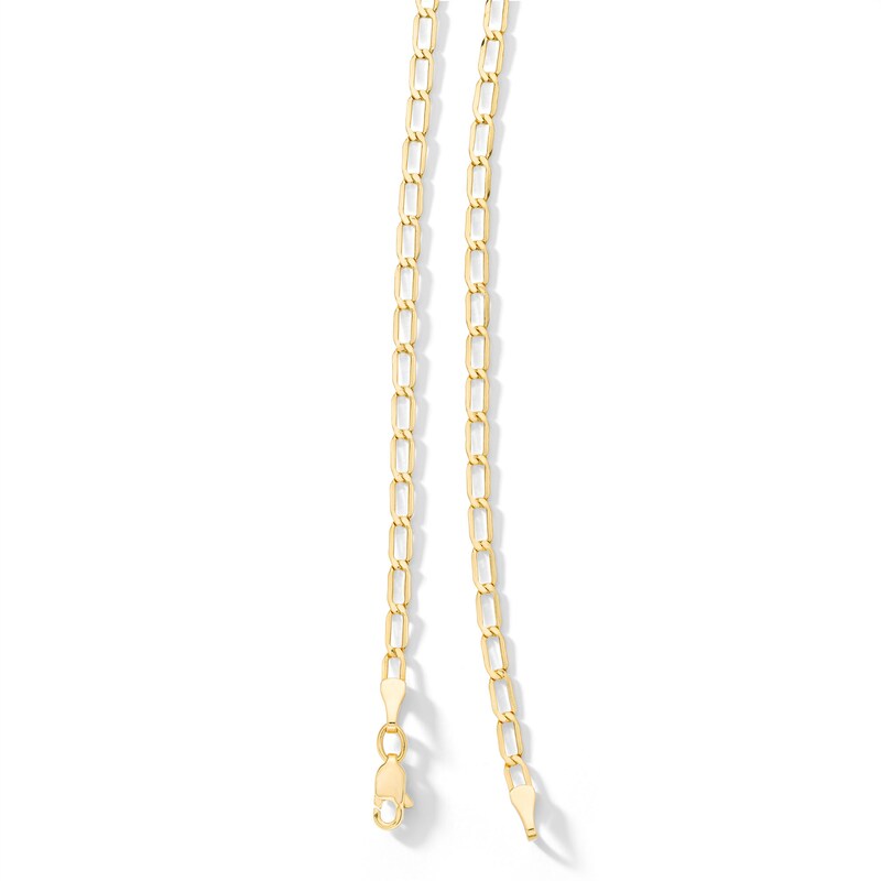 Main Image 3 of 10K Hollow Gold Woven Link Chain
