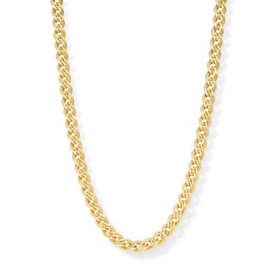 10K Hollow Gold Nonna Chain Necklace