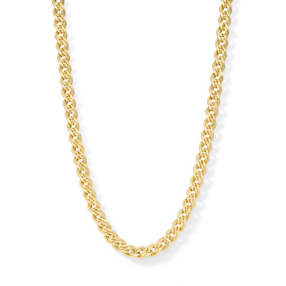 10K Hollow Gold Nonna Chain Necklace
