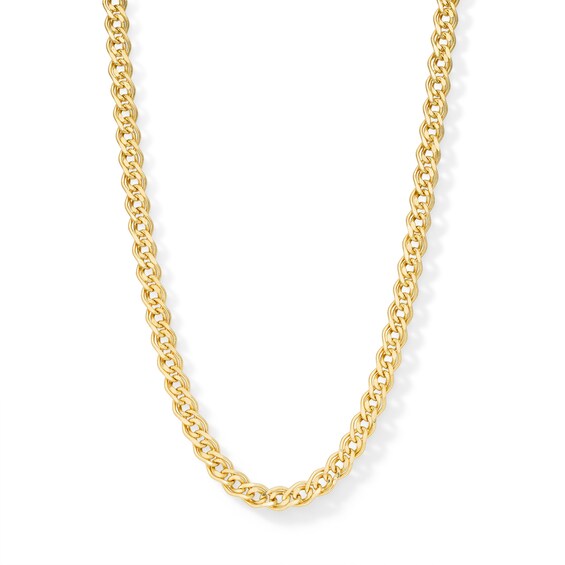 10K Hollow Gold Nonna Chain Necklace