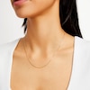 Thumbnail Image 2 of 14K Hollow Gold Diamond-Cut Box Chain
