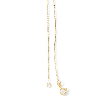 10K Solid Gold Mirror Chain Made in Italy