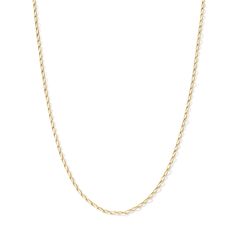 10K Solid Gold Cable Chain Made in Italy