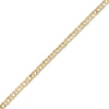 Thumbnail Image 1 of 14K Hollow Gold Diamond-Cut Rambo Curb Chain - 20"