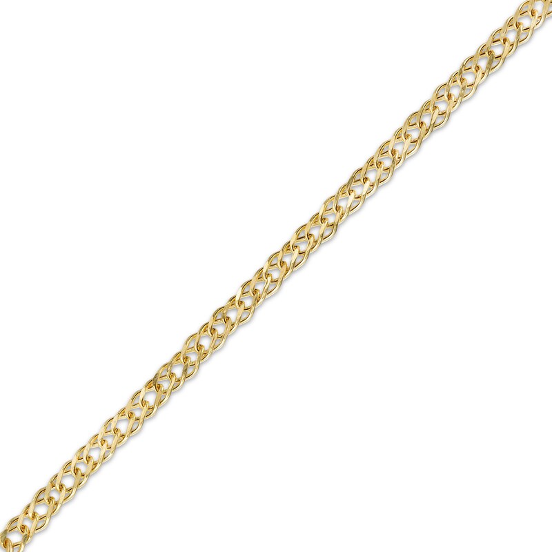 14K Hollow Gold Diamond-Cut Rambo Curb Chain - 20"