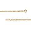 Thumbnail Image 2 of 14K Hollow Gold Diamond-Cut Rambo Curb Chain - 20"