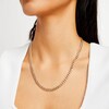 Thumbnail Image 2 of 10K Solid Gold Diamond-Cut Curb Chain Made in Italy