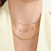 Thumbnail Image 4 of 10K Solid Gold Hearts Cable Chain Made in Italy - 15" + 1"