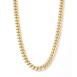 10K Solid Gold Cuban Chain Made in Italy