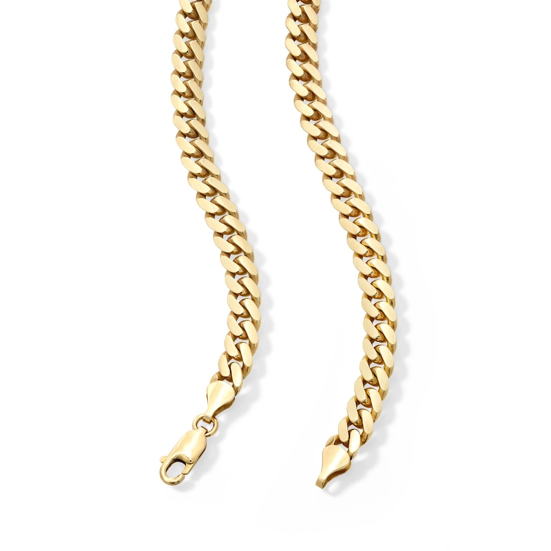 10K Solid Gold Cuban Chain Made in Italy