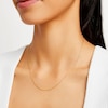 Thumbnail Image 2 of 10K Solid Gold Twist Box Chain Made in Italy