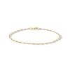 Thumbnail Image 0 of Child's 10K Solid Gold Figaro Chain Bracelet Made in Italy