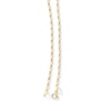 Thumbnail Image 2 of 10K Solid Gold Figaro Chain Made in Italy
